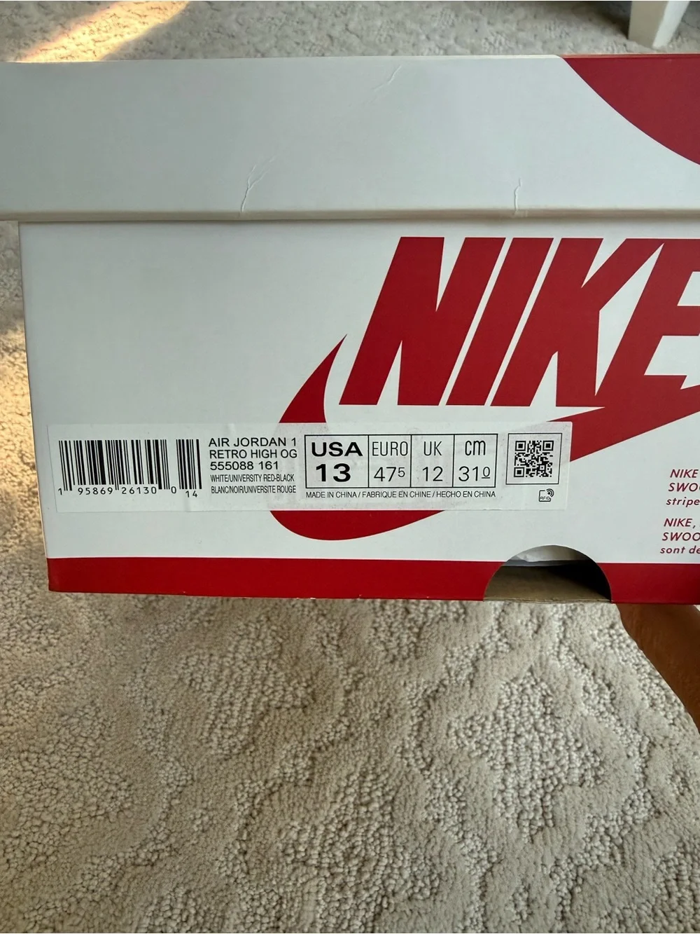 Nike AIR JORDAN 1 RETRO HIGH OG